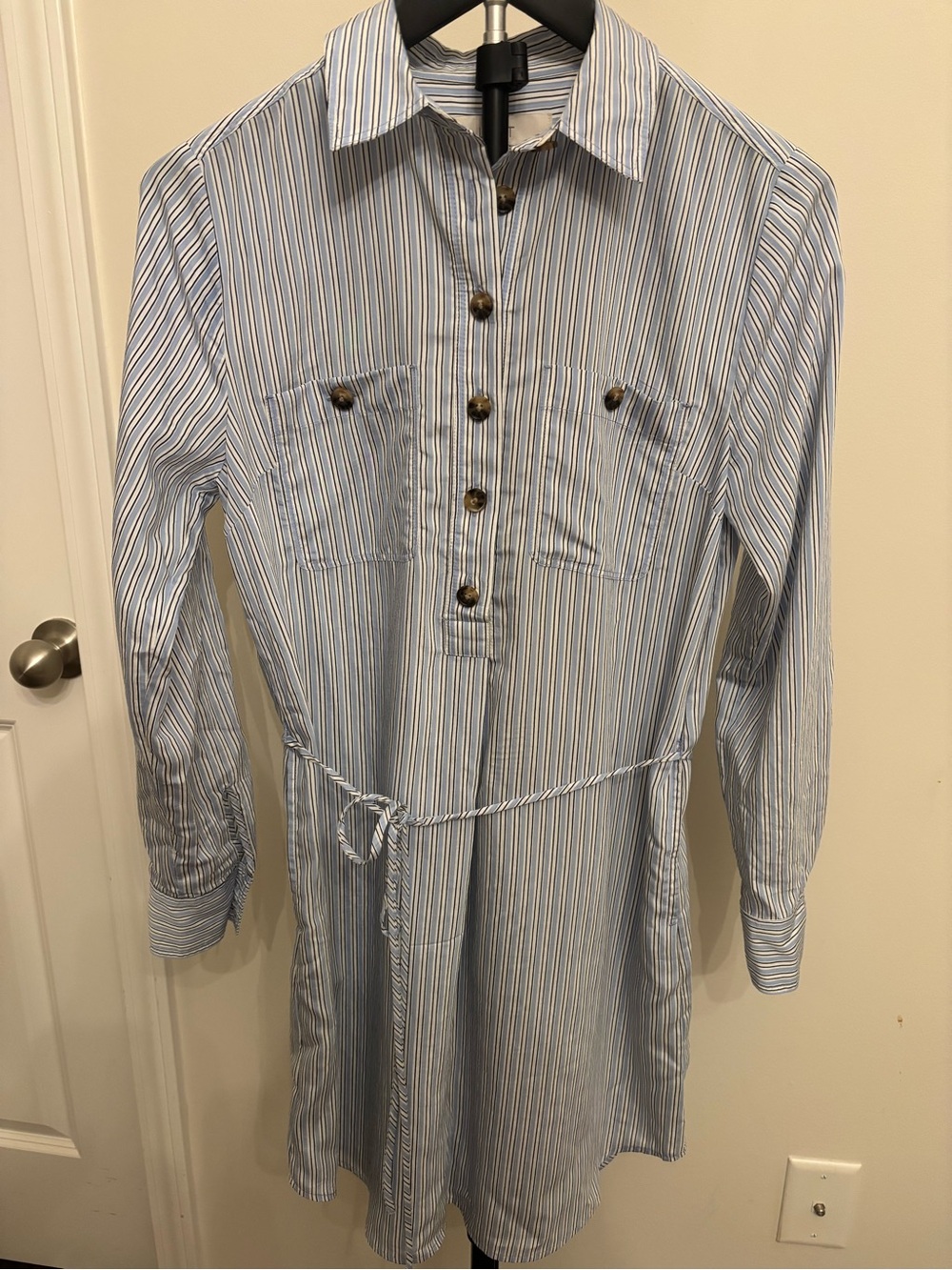 Loft Pinstripe Dress